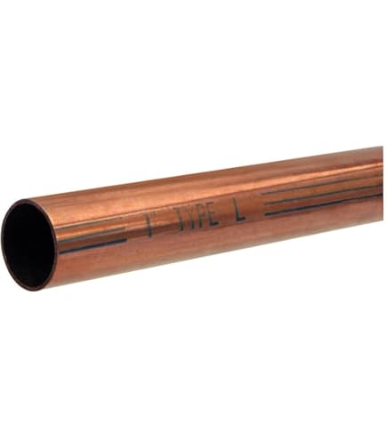 1/4" OD X 4.9ft Copper Refrigeration Tube - Flexible Seamless Pipe For AC & Refrigerator Repair