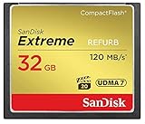 SanDisk Extreme 32GB CF Card 120MB/s SDCFXS-032G-X46 (Certified Refurbished)