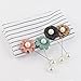 7pcs Flower Pearl Brooch Pins, Segbeauty Camellia Flower Patterns Pearl Collar Brooch Pins, Handmade Wool Felt Flower Badges with stainless steel Brooch pin, Boutonniere Lapel Hat Pin for Women Girls