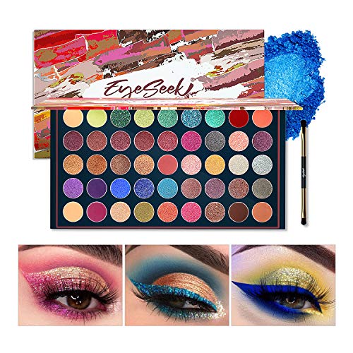 EYESEEK Matte Eyeshadow Palette Glitter 45 Shades Sparkle Eye shadow