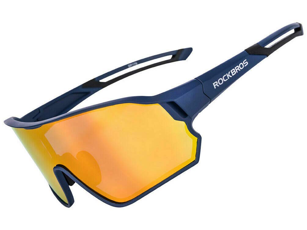 ROCKBROS Polarized Sunglasses Sport Sunglasses UV 400 Protection TR90 Frame Riding Ski Goggles Eyewear for Outdoor Sports Cycling Running Climbing Fishing Driving Snowboarding — image 1