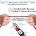iPhone Charger, Mfi Certified Cable, 5 Pack (3FT 3FT 3FT 3FT 3FT) Extra Long Nylon Braided Charging&Syncing Cord Compatible with iPhone Xs/XR/XS Max/X/7/7Plus/8/8Plus/6S/Plus/5C More Red&Black
