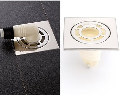 stainless steel Deodorant floor drain large fiefs of water leak Square with straight sets for gullies-B