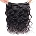 Kbeth Hair Body wave bundles Human Hair body wave14 16 18 for Black Women Brazilian Virgin Hair bundles with 4x4 closure (Bundles with closure, BW 14 16 18)