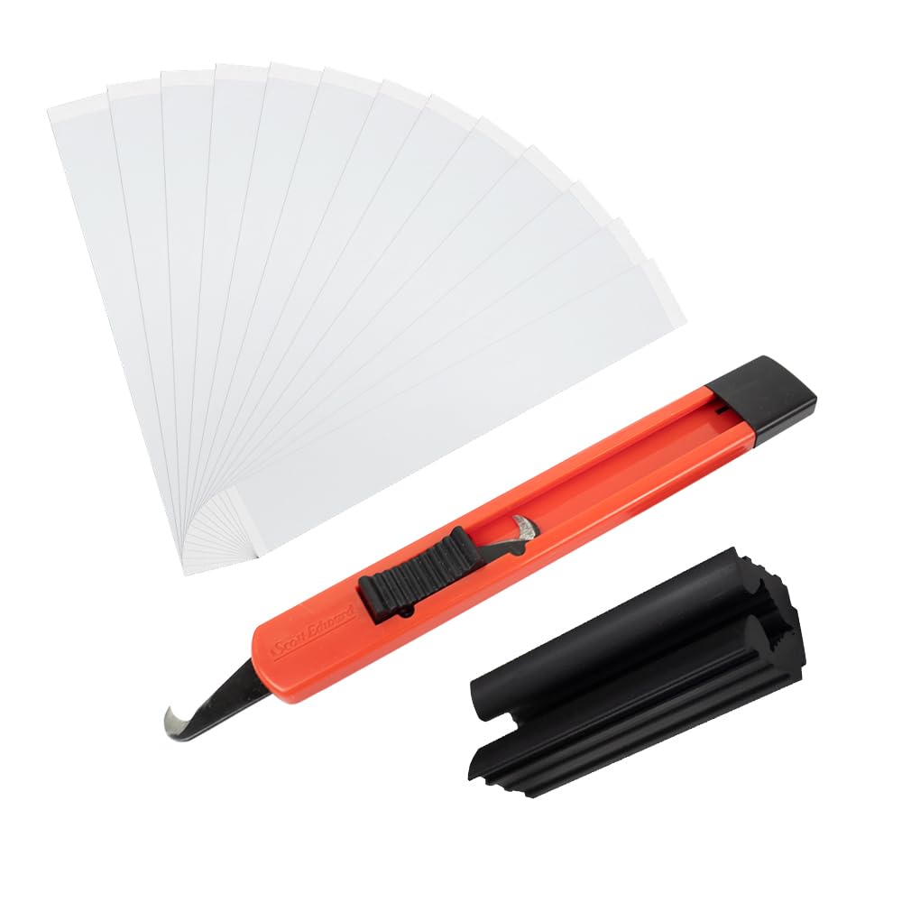 Scott Edward Regripping Golf Clubs 13 Tape Strips/ Hook Blad/Rubber for Golf Clubs Grip Installation All Weather Performance Golf Grip Kit