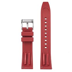 WOUKUP Silicone Watch Bands Quick Release Rubber