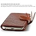 Lockwood iPhone 6/6s | Folio Wallet Card Case | Faux Leather | Vintage Brown | (4.7 Inch) | Ultra Slim & Light