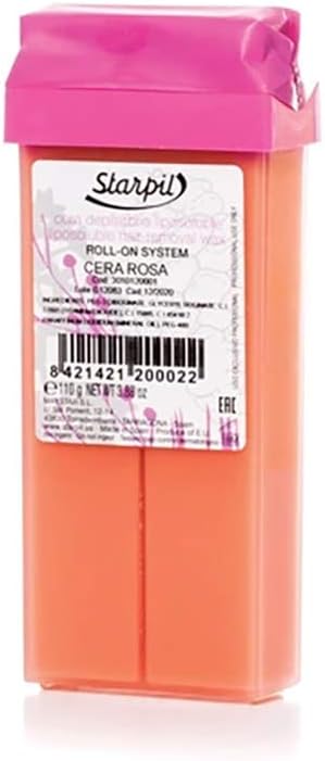 Creamy Pink Wax Starpil Roll on Cartridges 110 g