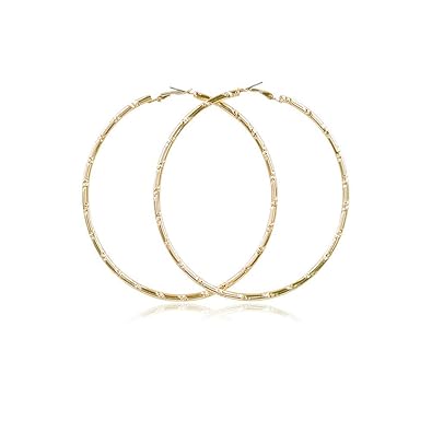 Pendientes Aro Círculo Esposas de baloncesto Pendientes de bambú ...