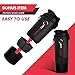 CY Prep Bag-Meal rep Containers-Bento Mens Insulated Lunch Box Cooler (Black)