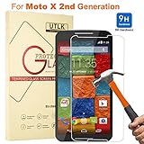 UTLK® Tempered Glass Screen Protector for Motorola Moto X 2nd Generation HD Clear