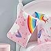 dream FACTORY Unicorn Rainbow Blanket, 50