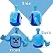 Aviv Judaica Kids Hanukkah Musical Plush Dreidel Plays 2 Hanukkah Songs Driedel Stuffed Plushy Melodic Drydel Chanukah Spinning Top Toy Childrens Hanukah Gift My First Hanukkah Dreidel for Toddlers