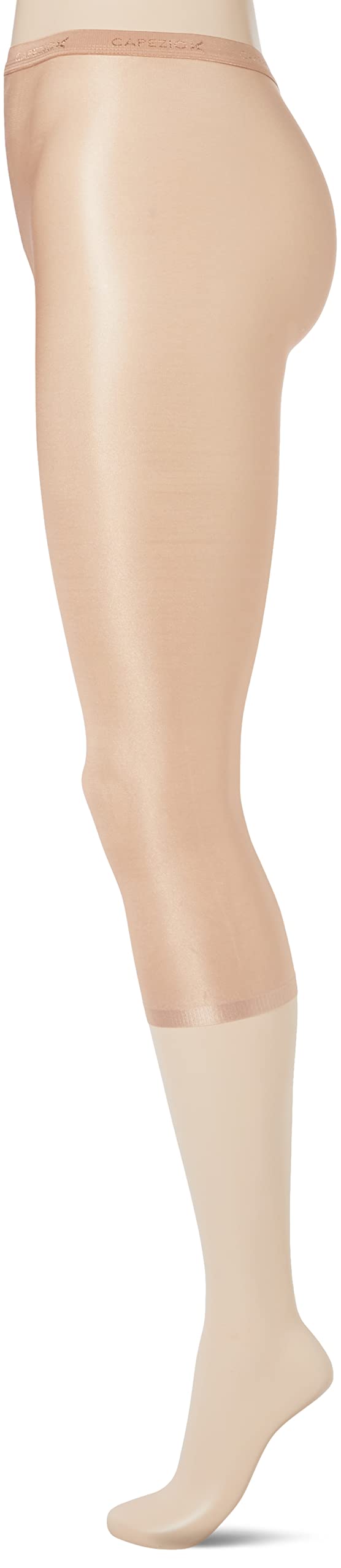 Capezio Women's Ultra Shimmery Footless Tights, Light Toast, M UK