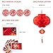 Chinese New Year Decorations – Blessing Pendant, Paper Lantern, Rat Year Red Envelope, New Year Greeting Card, Window Flower, Blessing Sticker-Year of The Rat Party Decor Set [42 Pcs]