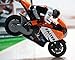 Top Race 4 Channel RC Remote Control Motorcycle Goes on 2 Wheels with Built in Gyroscope, 1:20 Scale … (Orange)