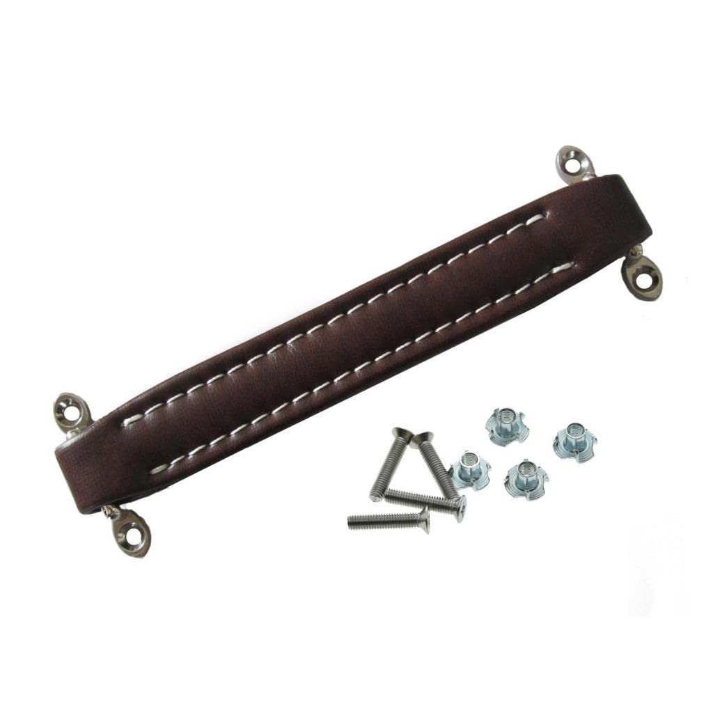 KAISH Brown Vintage Style Guitar AMP Amplifier Handle Vinyl PVC Handle with Accessories for FD Amplifiers