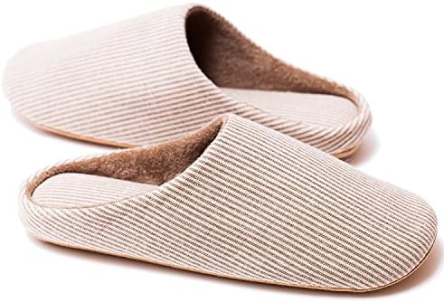 Kook Club Unisex Elegant Unisex Anti-Slip Slippers Indoor House or Outdoor Using Coffee Large One Pair
