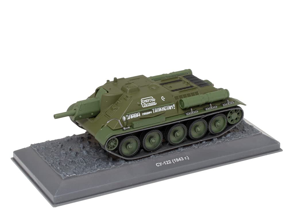 OPO 10 - SU-122 1943 Russian military tank vehicle USSR 1:43 (TA08)