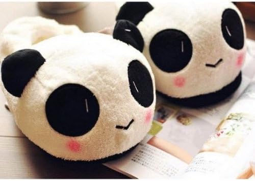 Women Ladies Panda Winter Cute Warm Soft Plush Antiskid Indoor Home Slippers