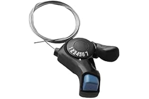 Bicycle Shifter, 7 Speed, Right Thumb Gear Shifter, 7 Speed Mountain Bike Transmission Gear Lever ShiftersProfessional Design