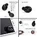 Single Wireless Earbud Bluetooth Headset in-ear Mini Invisible Bluetooth Headphone Earphone with Mic 6-Hour Playtime Magnetic USB Charger Sweatproof Sport Earbuds for Smartphone and Other Devices (B1)