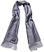 Marino Mens Double Layer Satin Silk Scarf, Extra Soft, and Sleek Fashion Wrap Accessory with Designer Print