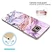 Galaxy S7 Edge Case, JAHOLAN Purple Marble Design Slim Flexible Clear Bumper TPU Soft Case Rubber Silicone Skin Cover for Samsung Galaxy S7 Edge