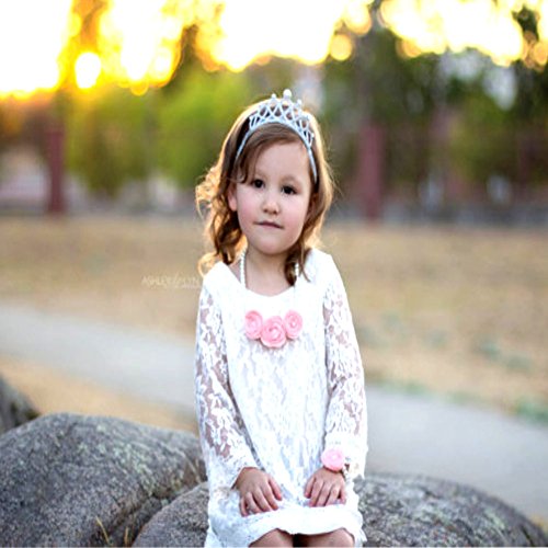 Baby Girl Crown Tiara Headbands Hair Bands Birthday Photograph Gold/ Silver