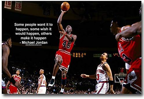 USWay 142394 Michael Jordan Motivational Quotes Decor Wall 36x24 Poster Print