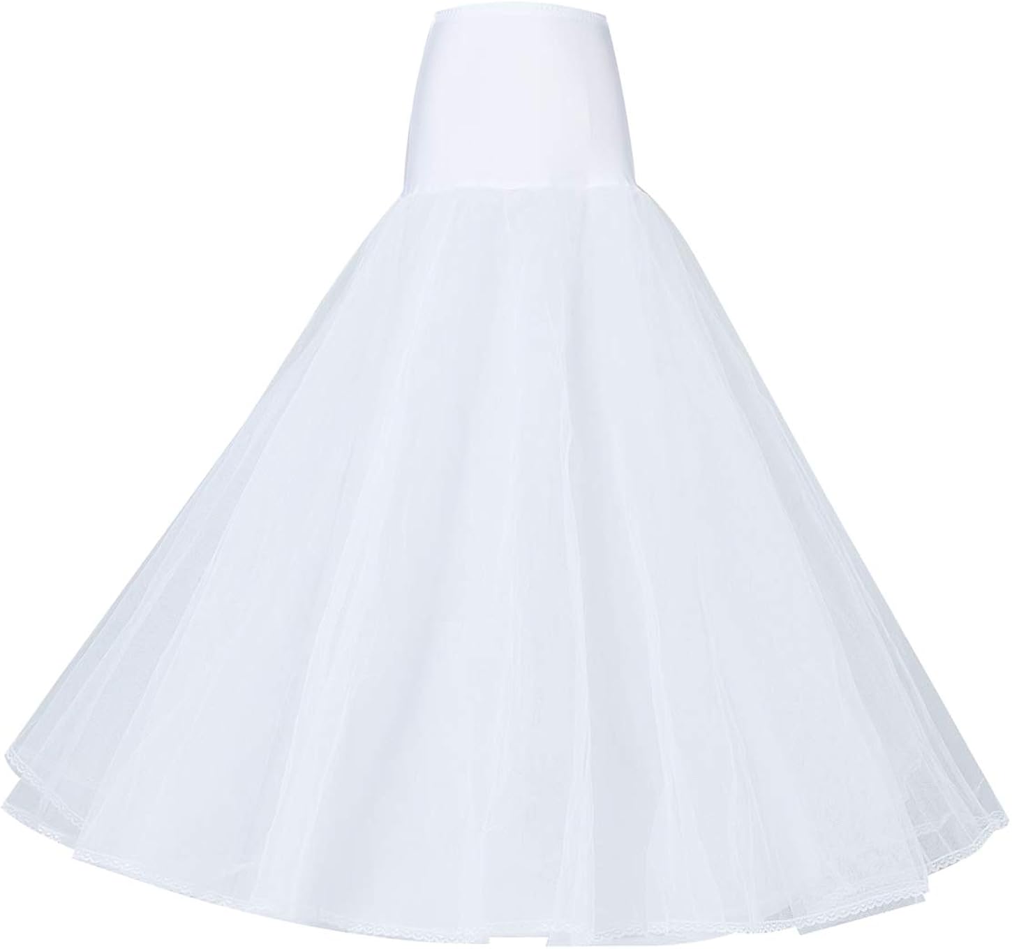 BEAUTELICATE A-line Full Gown Floor-Length Bridal Dress Gown Slip Petticoat at  Women’s Clothing store