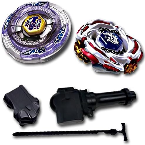 Beyblade Scythe Kronos Metal 4D + Meteo L Drago 4D + Launcher Grip Set Combo Pack Shipped and Sold from US
