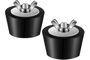 ADKUN 2 inch Pool Winterizing Plug-2 Pcs,PVC/Steel Expansion Pipe Plug，Swimming Pool Winter Expansion Plugs with SS Screw, Stainless Steel Bolts(2 inch)