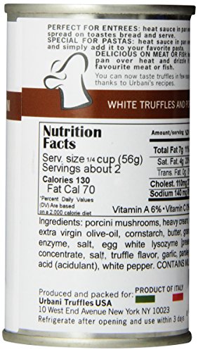 Urbani Truffles Truffle Thrills, White Truffles and Porcini, 6.4 Ounce Can - //coolthings.us