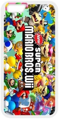 iPhone 6 Plus 5.5 &amp; iPhone 6s Plus 5.5 Cell Phone Case White Game Super Mario Bros Custom Pase Cover 10P613357