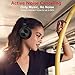 RCA [Upgraded] Active Noise Canceling Headphones, Over Ear Wireless Bluetooth Headset with CVC 6.0 Microphone, 30Hrs Playtime, Foldable Soft Protein Earpads Earphones for Travel Work TV PC Phonethumb 2