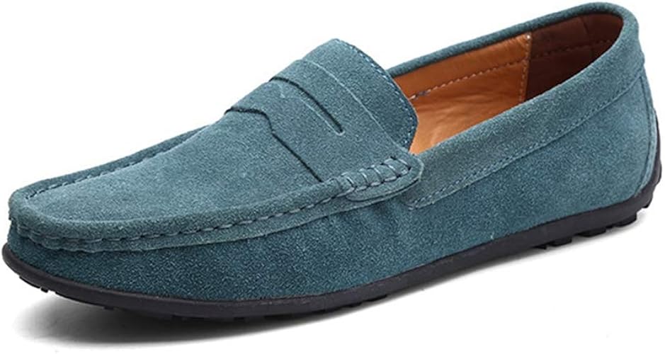 Amazon Lsjdln ローファー スリッポン メンズ ドライビングシューズ デッキシューズ スエード 軽量 耐磨耗性 通気性 カジュアル 通勤用 ハイキングシューズ アウトドアシューズ スリッポン カジュアルシューズ ドライビングシューズ ローファー スリッポン