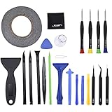 Mudder 23 Pieces Opening Pry Tool Repair Kit and Screwdriver Set for iPhone, iPad, Samsung, HTC and Other Devices