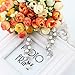 EVER FAITH Women's Crystal Cream Simulated Pearl Bridal Leaf Dangle Earrings Clear Silver-Tone