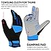 JUSTKIT Cycling Gloves -Touch Screen Full Finger Bike Gloves - Windproof Mountain Bike Gloves - Road Racing Bicycle Gloves - Gel Pad Biking Gloves for Women and Men
