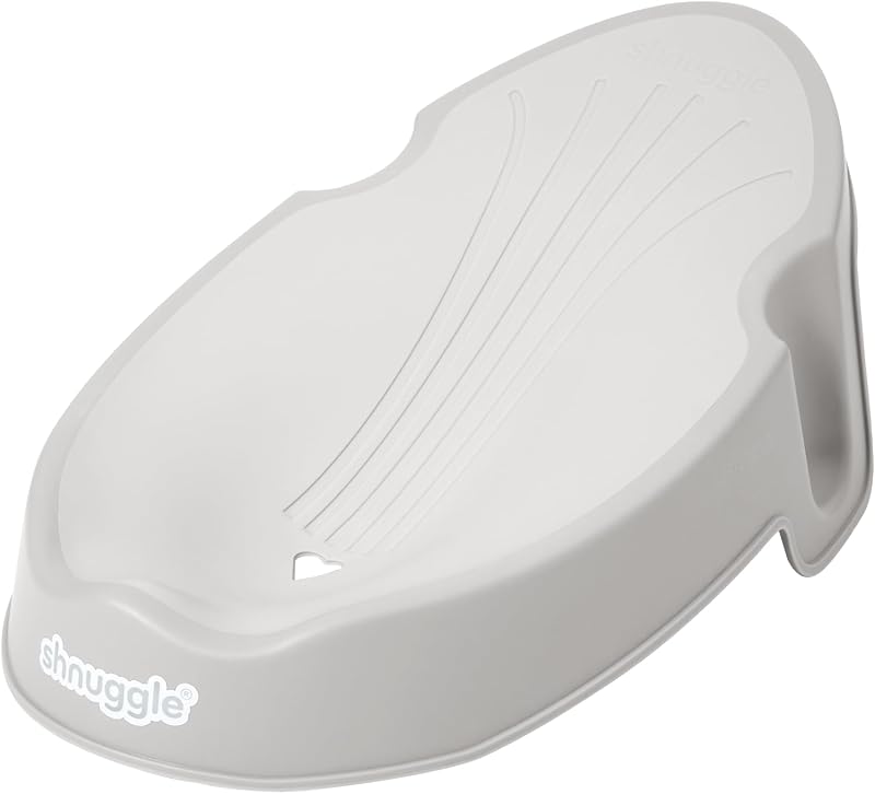 Shnuggle Newborn Bath Support Taupe 0-3 Months Soft Touch Backrest