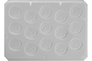 Culinary Puree White Polypropylene Tomato Slice Puree Mold - 17"L x 11"W