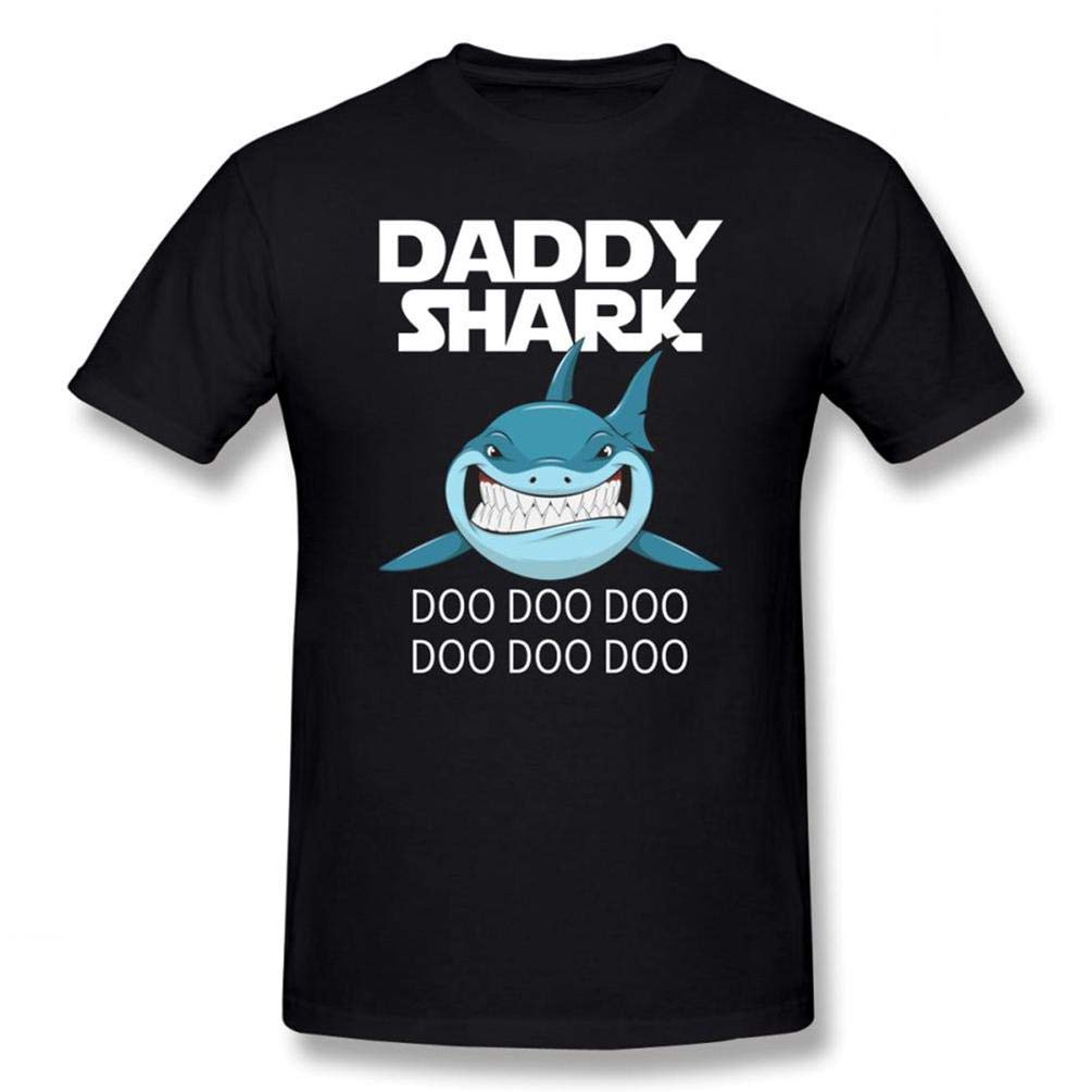 Gyshirt Daddy Shark Tees Printed Shirts Short Sleeve T-shirt