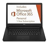 2016 Newest Dell Inspiron Laptop with 1 Year Office 365 Personal and 1TB Cloud Storage (Intel Dual Core Celeron Processor, 14-Inch HD Display, 2GB RAM, 32GB Flash Storage, Webcam, Windows 10 Home)