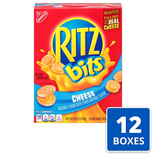 RITZ Bits Cheese Sandwich Crackers, 12 8.8 oz Boxes Pricepulse