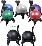 Isokinetics Inc. Balance Exercise Ball Chair - Standard or 