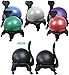 Isokinetics Inc. Balance Exercise Ball Chair - Black 52cm Ball - Standard Height Frame - Office Size 60mm/2.5