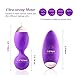Utimi Vibrator Wireless Kegel Balls Double Motors Koro Balls 10 Vibration Modes with Remote Control Unique Colorful Breathing Light