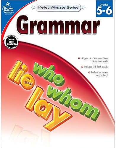 Grammar, Grades 5-6 (Kelley Wingate: Common Core Editions) Paperback – 15 Mar. 2014