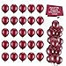 Burgundy Balloons 100 Pack 12 Inch Latex Party Balloons Burgundy Wine Red Balloons Latex Balloons for Weddings, Birthday Party, Bridal Shower, Party Decoration (Burgundy, 12 Inch)